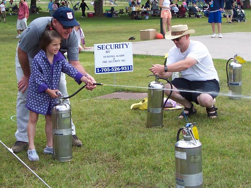 How to use a fire extinguisher